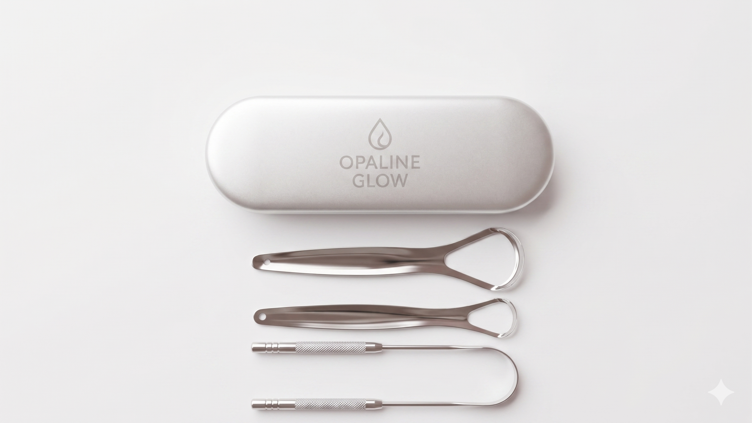 3-Piece Tongue Bidet Set with Opaline Glow